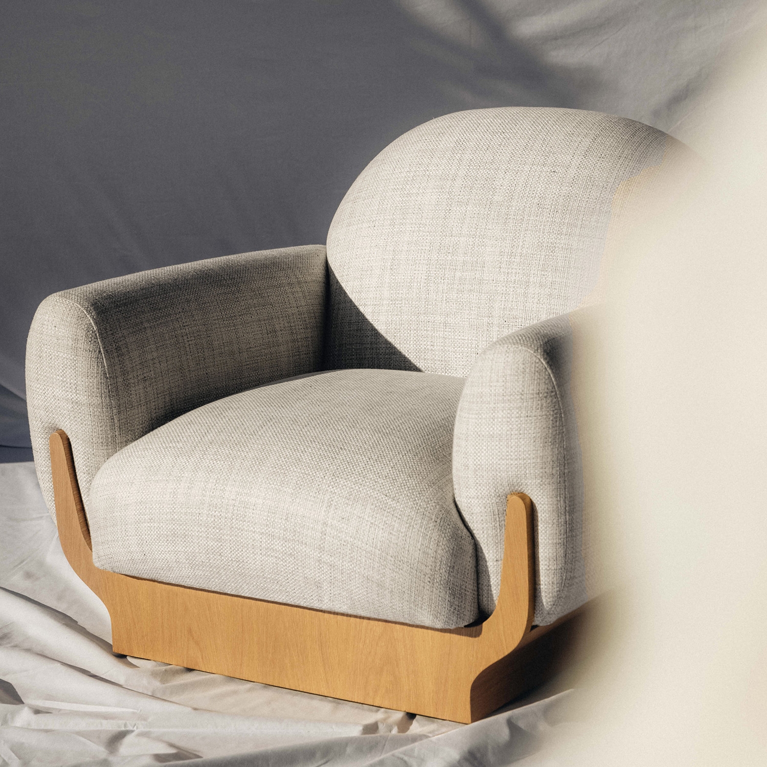 image Copacabana Armchair Natural Oak